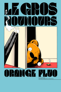 Le Gros Nounours Orange Fluo